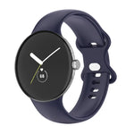สายรัดนาฬิกาซิลิโคนสีเดียว สำหรับ Google Pixel Watch 4 / 3 / 2 / 1 41 มม. สำหรับผู้ชายและผู้หญิง