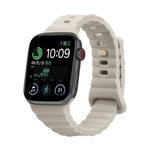 สายรัดนาฬิกาซิลิโคนหัวเข็มขัดกลับด้าน สำหรับ Apple Watch Ultra 49 มม. / Series 8&7 45 มม. / SE 2&6&SE&5&4 44 มม. / 3&2&1 42 มม. สำหรับ Apple Watch Series 8&7 41 มม. / SE 2&6&SE&5&4 40 มม. / 3&2&1 38 มม.