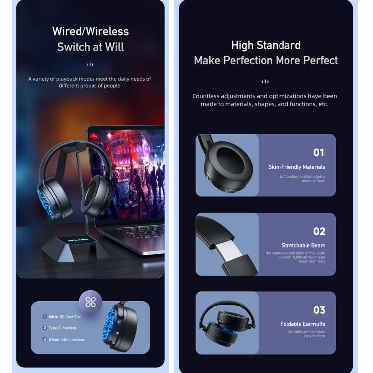 หูฟังสเตอริโอไร้สาย awei A780 Pro, A780 Pro