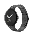 สายรัดนาฬิกาโลหะสแตนเลสสตีลสามเส้น สำหรับ Google Pixel Watch 4 / 3 / 2 / 1 41 มม.