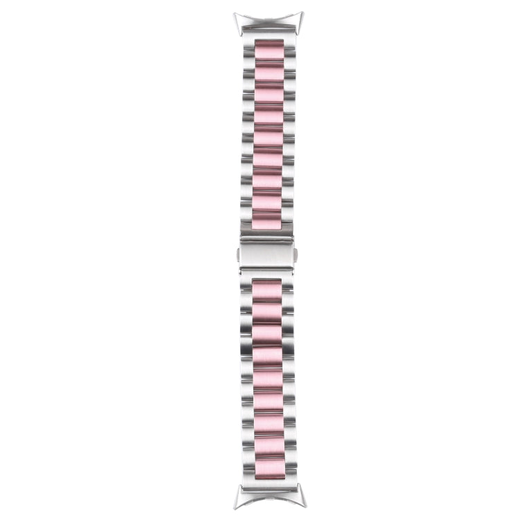 สายรัดนาฬิกาโลหะสแตนเลสสตีลสามเส้น สำหรับ Google Pixel Watch 4 / 3 / 2 / 1 41 มม.
