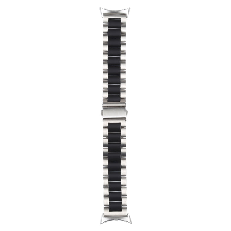 สายรัดนาฬิกาโลหะสแตนเลสสตีลสามเส้น สำหรับ Google Pixel Watch 4 / 3 / 2 / 1 41 มม.