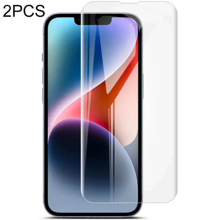 ฟิล์มป้องกันหน้าจอโค้งเต็มรูปแบบ Hydrogel 2 ชิ้น imak สำหรับ Apple Watch 4/5/6 40mm / SE 1/2/3 40mm, สำหรับ iPhone 14, สำหรับ iPhone 14 Plus, สำหรับ iPhone 14 Pro, สำหรับ iPhone 14 Pro Max, สำหรับ Huawei Mate 50, สำหรับ Huawei Mate 50 Pro