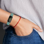 For Fitbit Inspire3 Solid Color Silicone Watch Band, L Size, S Size