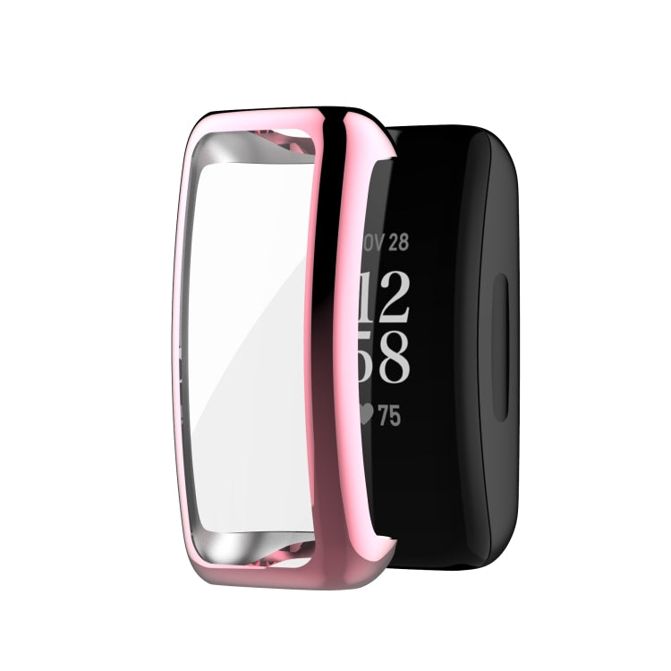 Full Coverage TPU Electroplating Watch Protective Case, For Fitbit Inspire3
