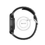 สายรัดข้อมือกีฬาสีเรียบแบบล็อก 20mm สำหรับ Huawei Watch GT2 42MM, สำหรับ Galaxy Watch Active2 / Active
