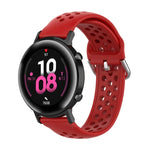 สายรัดข้อมือกีฬาสีเรียบแบบล็อก 20mm สำหรับ Huawei Watch GT2 42MM, สำหรับ Galaxy Watch Active2 / Active