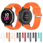 สายรัดข้อมือกีฬาสีเรียบแบบล็อก 20mm สำหรับ Huawei Watch GT2 42MM, สำหรับ Galaxy Watch Active2 / Active