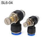 SL4-01 LAIZE วาล์วควบคุมความเร็ว 2 ชิ้น ข้อต่อด่วนสำหรับลม, SL4-01 (2 ชิ้น), SL4-02, SL4-M5 (2 ชิ้น), SL6-01 (2 ชิ้น), SL6-02, SL6-03, SL6-04, SL6-M5 (2 ชิ้น), SL8-01 (2 ชิ้น), SL8-02, SL8-03, SL8-04, SL10-01 (2 ชิ้น), SL10-02, SL10-03, SL10-04, SL12-02  