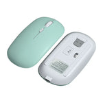 เมาส์ไร้สายโหมดคู่ Bluetooth 2.4G 1600dpi, Bluetooth + 2.4G(สีขาว), Bluetooth + 2.4G(สีดำ), Bluetooth + 2.4G(สีชมพู), Bluetooth + 2.4G(สีม่วง), Bluetooth + 2.4G(สีเหลือง), Bluetooth + 2.4G(สีน้ำเงิน), Bluetooth + 2.4G(สีเขียวมิ้นท์)