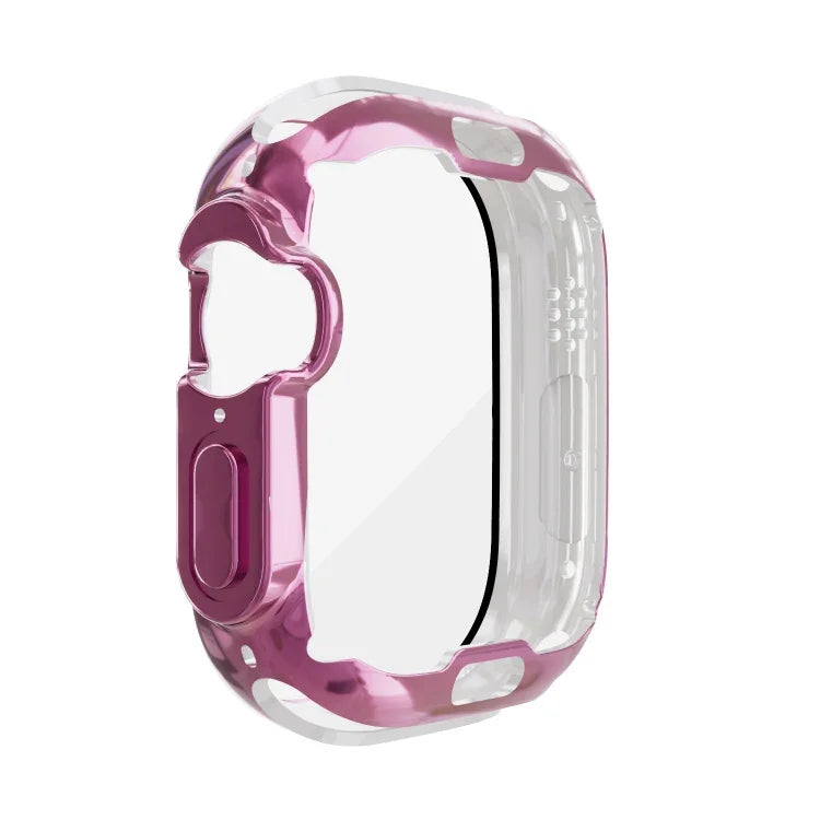 เคส TPU ชุบครบวงจรกันกระแทก สำหรับ Apple Watch 9 / 8 / 7 45mm, สำหรับ Apple Watch 8 / 7 45mm, สำหรับ Apple Watch 9 / 8 / 7 41mm