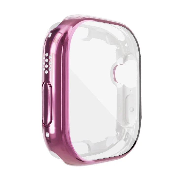 เคส TPU ชุบครบวงจรกันกระแทก สำหรับ Apple Watch 9 / 8 / 7 45mm, สำหรับ Apple Watch 8 / 7 45mm, สำหรับ Apple Watch 9 / 8 / 7 41mm