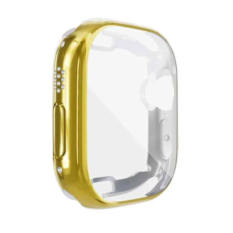 เคส TPU ชุบครบวงจรกันกระแทก สำหรับ Apple Watch 9 / 8 / 7 45mm, สำหรับ Apple Watch 8 / 7 45mm, สำหรับ Apple Watch 9 / 8 / 7 41mm