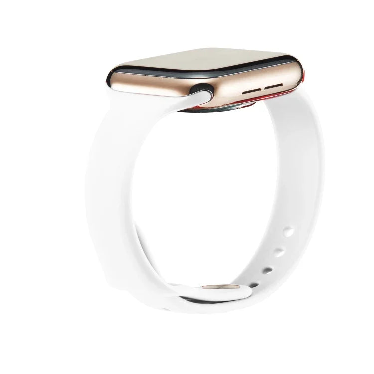 Thin Silicone Replacement Wrist Strap Watchband, For Apple Watch 5/4 44mm & 3/2/1 42mm, For Apple Watch 5/4 40mm & 3/2/1 38mm