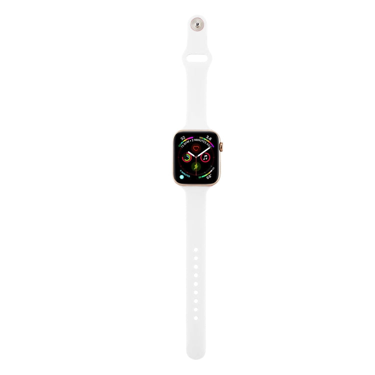 สายรัดข้อมือซิลิโคนบางสำหรับเปลี่ยน สำหรับ Apple Watch 5/4 ขนาด 44 มม. และ 3/2/1 ขนาด 42 มม. สำหรับ Apple Watch 5/4 ขนาด 40 มม. และ 3/2/1 ขนาด 38 มม.