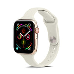 สายรัดข้อมือซิลิโคนบางสำหรับเปลี่ยน สำหรับ Apple Watch 5/4 ขนาด 44 มม. และ 3/2/1 ขนาด 42 มม. สำหรับ Apple Watch 5/4 ขนาด 40 มม. และ 3/2/1 ขนาด 38 มม.