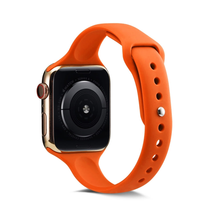 สายรัดข้อมือซิลิโคนบางสำหรับเปลี่ยน สำหรับ Apple Watch 5/4 ขนาด 44 มม. และ 3/2/1 ขนาด 42 มม. สำหรับ Apple Watch 5/4 ขนาด 40 มม. และ 3/2/1 ขนาด 38 มม.