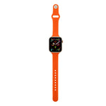 สายรัดข้อมือซิลิโคนบางสำหรับเปลี่ยน สำหรับ Apple Watch 5/4 ขนาด 44 มม. และ 3/2/1 ขนาด 42 มม. สำหรับ Apple Watch 5/4 ขนาด 40 มม. และ 3/2/1 ขนาด 38 มม.