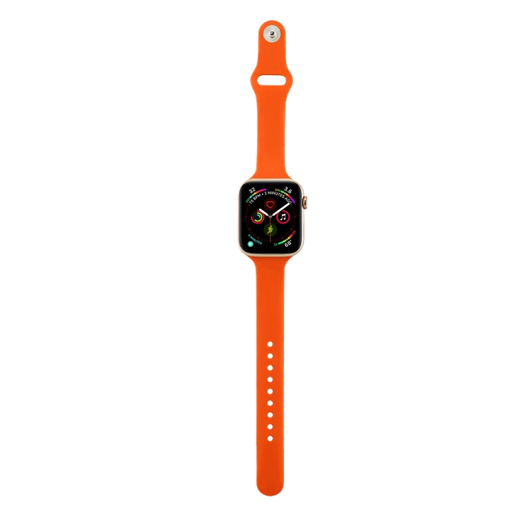 สายรัดข้อมือซิลิโคนบางสำหรับเปลี่ยน สำหรับ Apple Watch 5/4 ขนาด 44 มม. และ 3/2/1 ขนาด 42 มม. สำหรับ Apple Watch 5/4 ขนาด 40 มม. และ 3/2/1 ขนาด 38 มม.