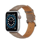 สายรัดนาฬิกาหนังแท้ สำหรับ Apple Watch Ultra 49mm / Series 8&7 45mm / SE 2&6&SE&5&4 44mm / 3&2&1 42mm, สำหรับ Apple Watch Series 8&7 41mm / SE 2&6&SE&5&4 40mm / 3&2&1 38mm