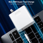 อะแดปเตอร์ชาร์จสำหรับแล็ปท็อป Huawei, ชาร์จเจอร์ 65W, ชาร์จเจอร์ 65W พร้อมสายชาร์จเร็ว 1.5ม., ชาร์จเจอร์ 65W พร้อมสายชาร์จเร็ว 2ม.