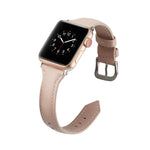 สายรัดข้อมือหนังบางสำหรับเปลี่ยน สำหรับ Apple Watch 5/4 ขนาด 44 มม. และ 3/2/1 ขนาด 42 มม. สำหรับ Apple Watch 5/4 ขนาด 40 มม. และ 3/2/1 ขนาด 38 มม.