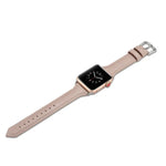 สายรัดข้อมือหนังบางสำหรับเปลี่ยน สำหรับ Apple Watch 5/4 ขนาด 44 มม. และ 3/2/1 ขนาด 42 มม. สำหรับ Apple Watch 5/4 ขนาด 40 มม. และ 3/2/1 ขนาด 38 มม.