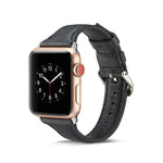 สายรัดข้อมือหนังบางสำหรับเปลี่ยน สำหรับ Apple Watch 5/4 ขนาด 44 มม. และ 3/2/1 ขนาด 42 มม. สำหรับ Apple Watch 5/4 ขนาด 40 มม. และ 3/2/1 ขนาด 38 มม.