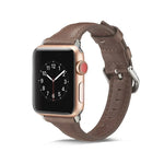 สายรัดข้อมือหนังบางสำหรับเปลี่ยน สำหรับ Apple Watch 5/4 ขนาด 44 มม. และ 3/2/1 ขนาด 42 มม. สำหรับ Apple Watch 5/4 ขนาด 40 มม. และ 3/2/1 ขนาด 38 มม.