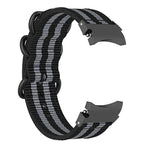 For Samsung Galaxy Watch4 / Watch4 Classic / Watch5 / Watch5 Pro Nylon Three-ring Watch Band