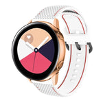 สายนาฬิกาซิลิโคนเย็บสองสี สำหรับ Samsung Galaxy Watch5 40mm/44mm / Watch5 Pro