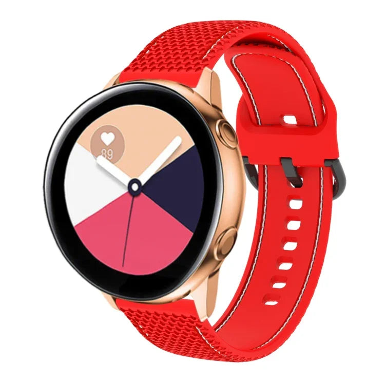 สายนาฬิกาซิลิโคนเย็บสองสี สำหรับ Samsung Galaxy Watch5 40mm/44mm / Watch5 Pro