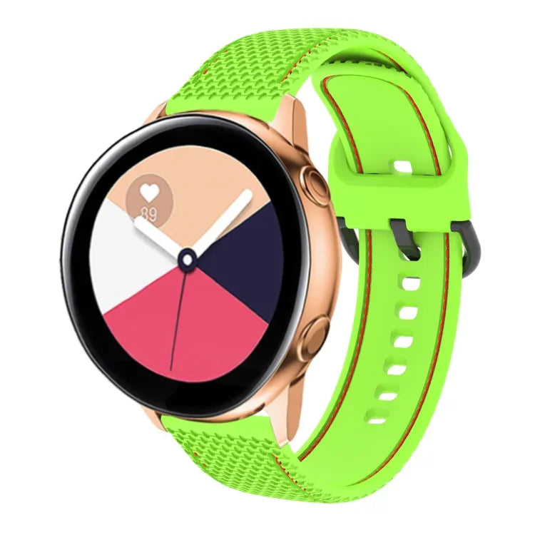 สายนาฬิกาซิลิโคนเย็บสองสี สำหรับ Samsung Galaxy Watch5 40mm/44mm / Watch5 Pro