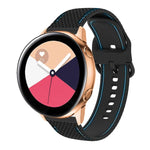 สายนาฬิกาซิลิโคนเย็บสองสี สำหรับ Samsung Galaxy Watch5 40mm/44mm / Watch5 Pro