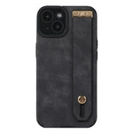 Wrist Strap TPU Leather Phone Case, For iPhone 11, For iPhone 14