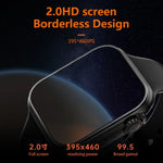 นาฬิกาอัจฉริยะ WS8 Pro หน้าจอสัมผัสเต็มรูปแบบ IPS 2.0 นิ้ว กันน้ำระดับ IP67 รองรับการวัดอัตราการเต้นหัวใจและออกซิเจนในเลือด / โหมดกีฬา