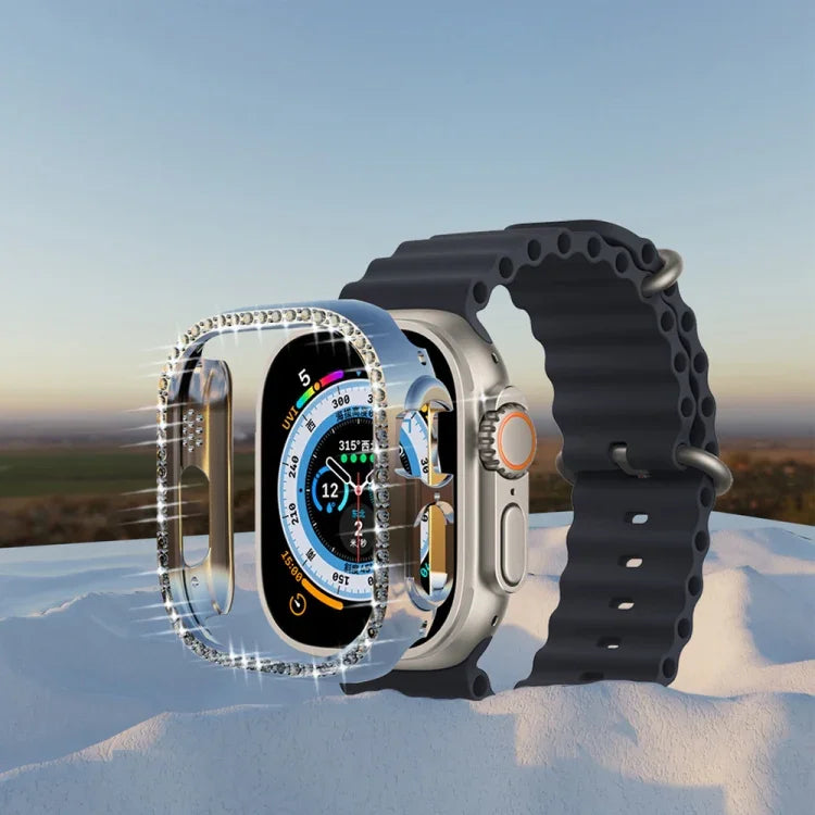 เคสกรอบนาฬิกา PC รูปเพชร สำหรับ Apple Watch Ultra 3 / 2 / 1 49mm