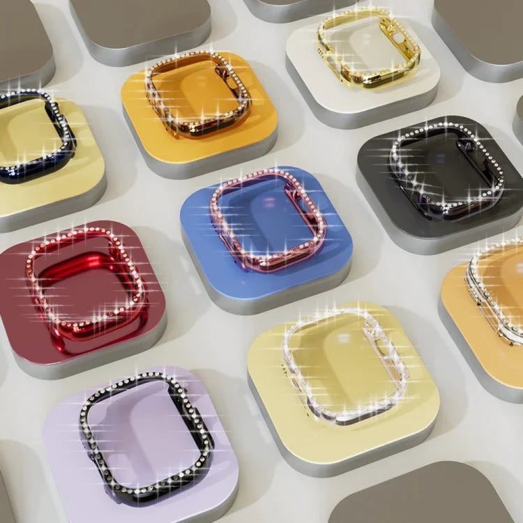 เคสกรอบนาฬิกา PC รูปเพชร สำหรับ Apple Watch Ultra 3 / 2 / 1 49mm