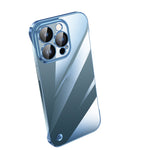 Electroplating Frameless Clear PC Phone Case, For iPhone 13 Pro Max, For iPhone 12, For iPhone 12 Pro, For iPhone 12 Pro Max