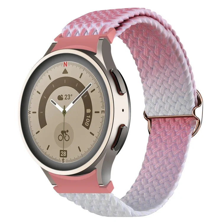 สำหรับ Samsung Galaxy Watch 5 / Watch 5 Pro / Watch 4 สายนาฬิกาทอสีไล่ระดับ