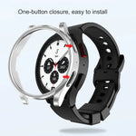 เคส TPU ป้องกันแบบครึ่งกลวงชุบอิเล็กโตรพลาติง สำหรับ Samsung Galaxy Watch5 Pro 45mm