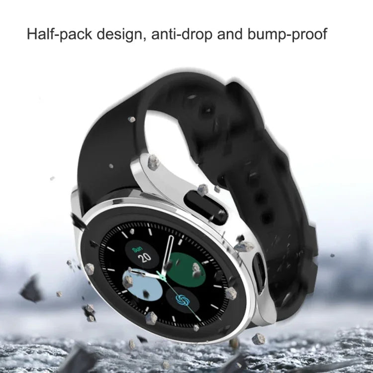 เคส TPU ป้องกันแบบครึ่งกลวงชุบอิเล็กโตรพลาติง สำหรับ Samsung Galaxy Watch5 Pro 45mm