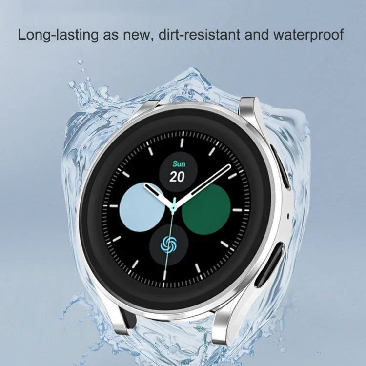 เคส TPU ป้องกันแบบครึ่งกลวงชุบอิเล็กโตรพลาติง สำหรับ Samsung Galaxy Watch5 Pro 45mm