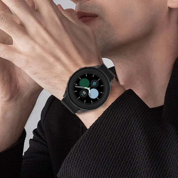 เคส TPU ป้องกันแบบครึ่งกลวงชุบอิเล็กโตรพลาติง สำหรับ Samsung Galaxy Watch5 Pro 45mm