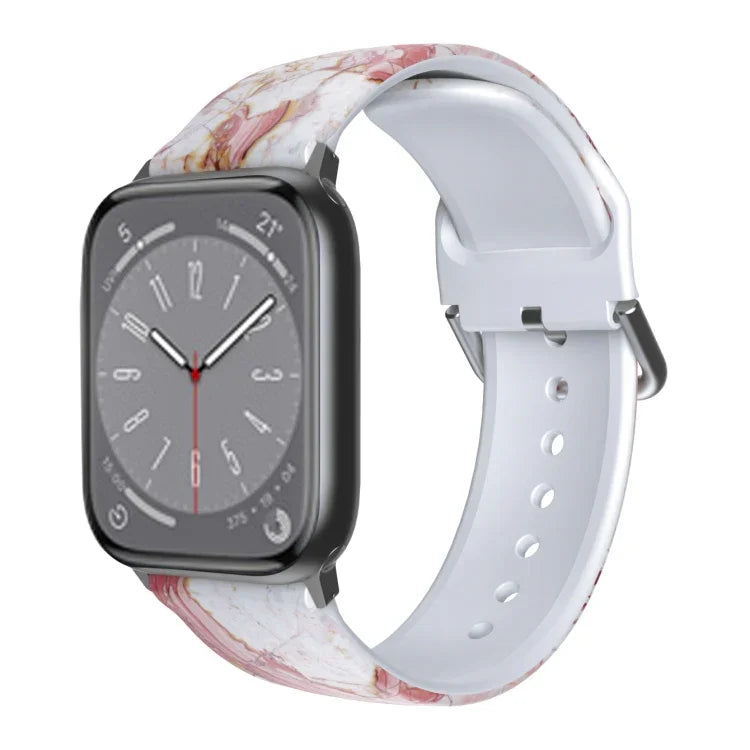 สายรัดนาฬิกา TPU ระบายอากาศได้ สำหรับ Apple Watch, Series 8&7 41 มม. / SE 2&6&SE&5&4 40 มม. / 3&2&1 38 มม.