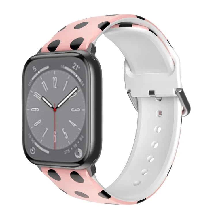 สายรัดนาฬิกา TPU ระบายอากาศได้ สำหรับ Apple Watch, Series 8&7 41 มม. / SE 2&6&SE&5&4 40 มม. / 3&2&1 38 มม.