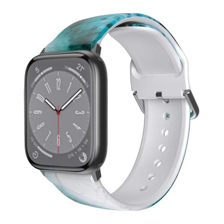 สายรัดนาฬิกา TPU ระบายอากาศได้ สำหรับ Apple Watch, Series 8&7 41 มม. / SE 2&6&SE&5&4 40 มม. / 3&2&1 38 มม.