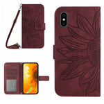 Skin Feel Sun Flower Pattern Flip Leather Phone Case, For iPhone XS Max