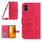 Skin Feel Sun Flower Pattern Flip Leather Phone Case, For iPhone XS Max