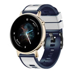 สายรัดนาฬิกาซิลิโคนทอเรียบสองสี สำหรับ Samsung Galaxy Watch 5 40 มม. / 44 มม.